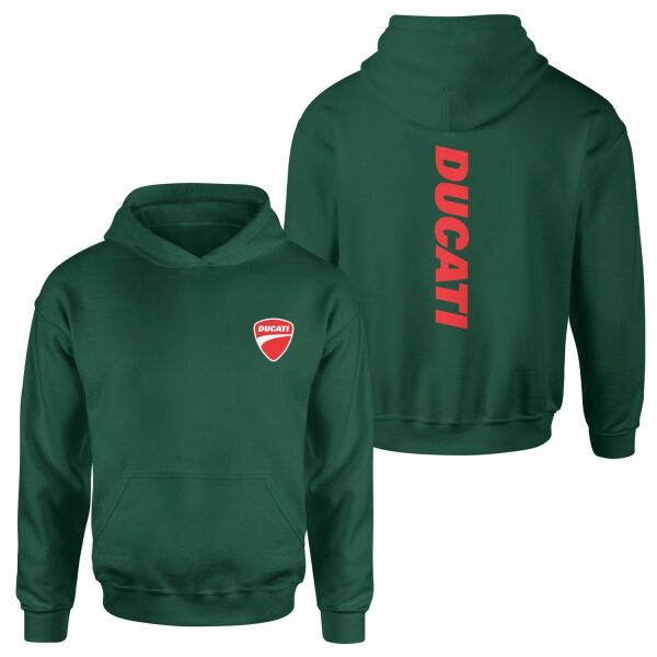 Ducati Basic Racing Hoodie XL - Nefti Yeşili