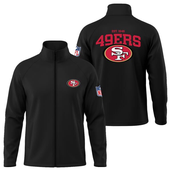 San Francisco 49ERS SE Soft Shell Ceket L - Siyah