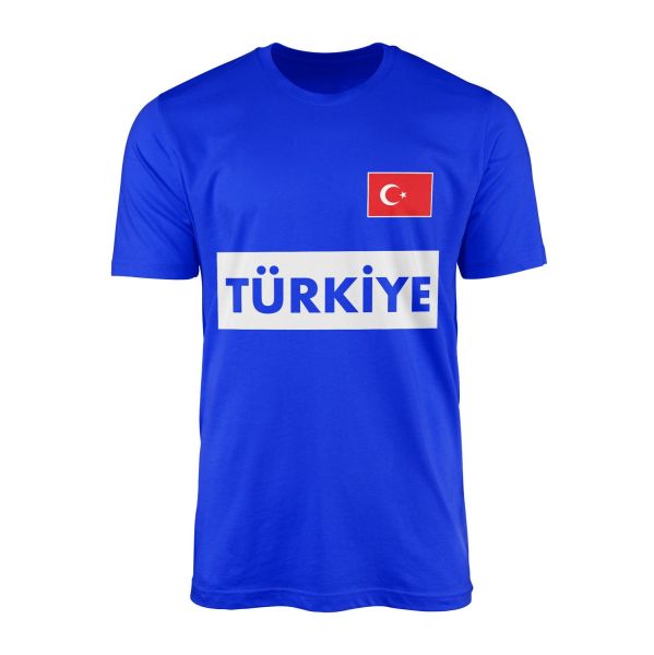 Türkiye Basic 2024 Tişört M - Mavi