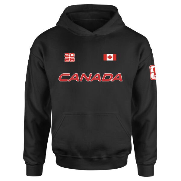 Kanada 2026 Hoodie S - Siyah