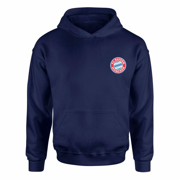 FC Bayern Münih Hoodie S - İndigo Mavisi