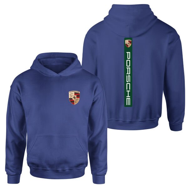 Porsche V Graphic Irish Green Hoodie L - İndigo Mavisi