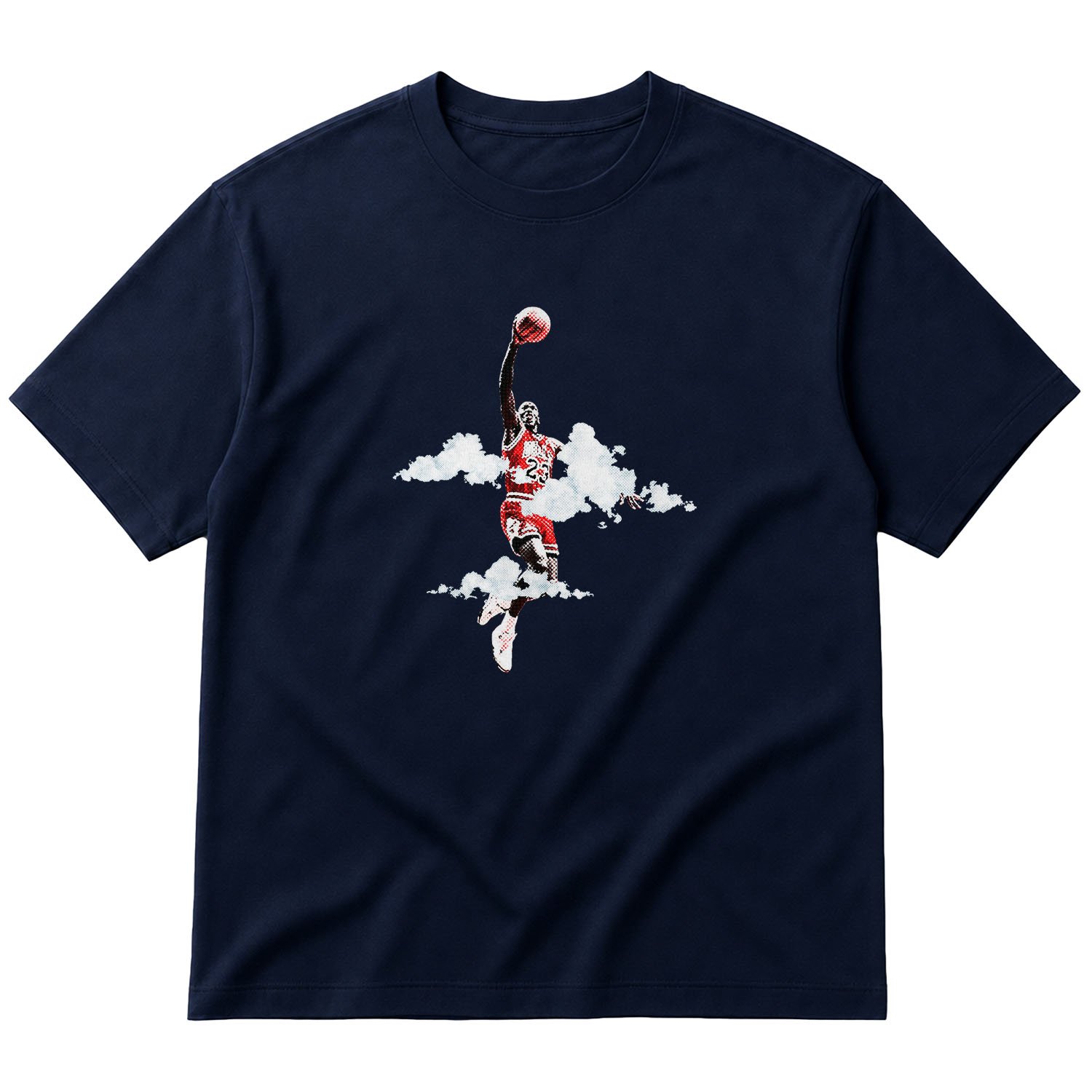 His Airness Oversize Tişört L - İndigo Mavisi