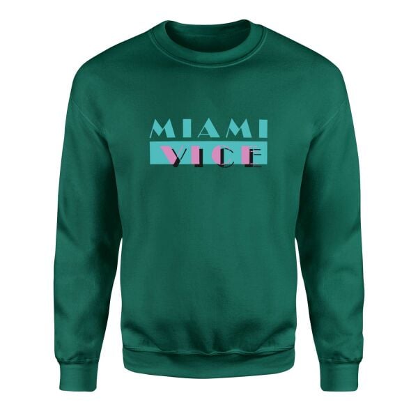 Miami Vice Sweatshirt M - Nefti Yeşili