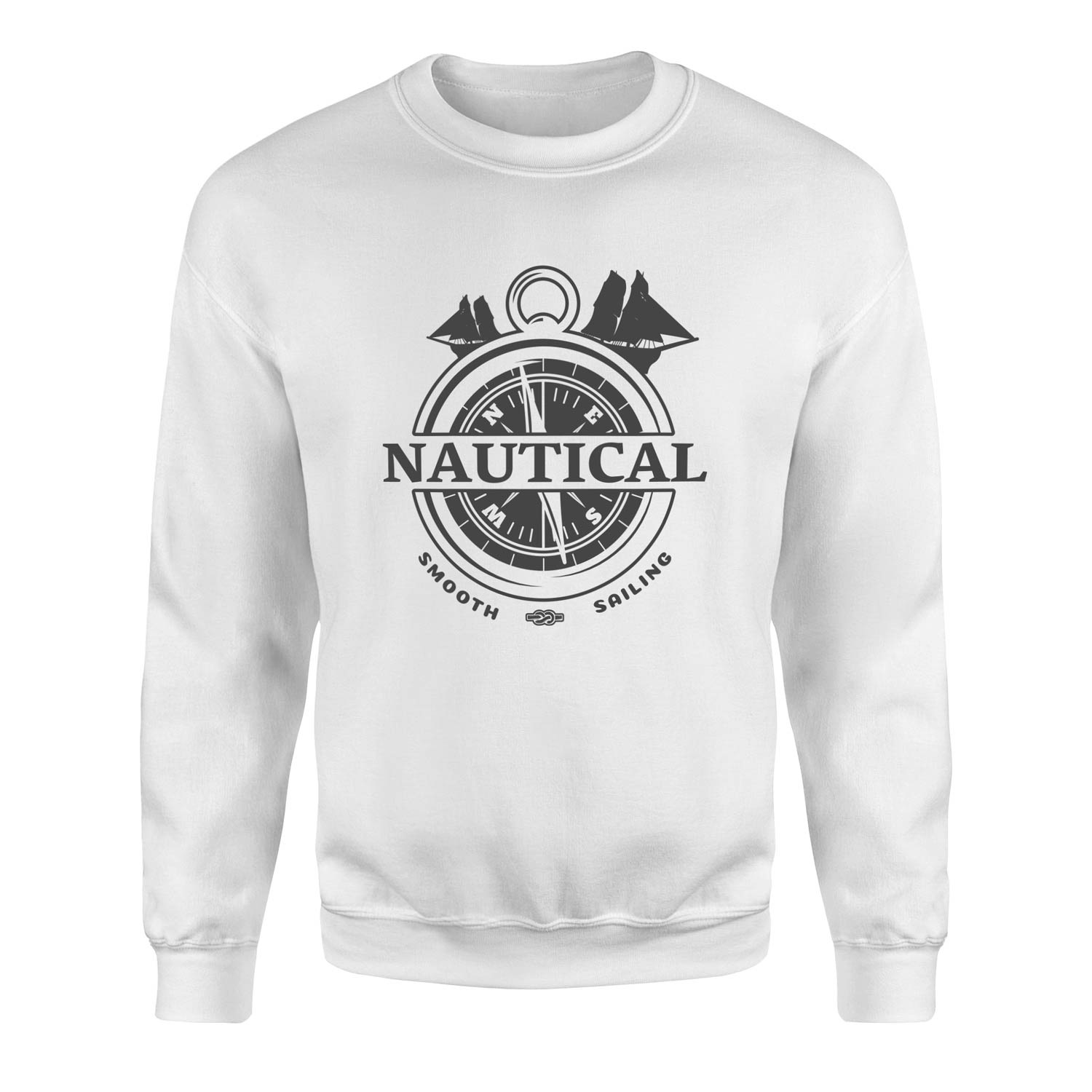 Smooth Sailing Denizci Sweatshirt M - Beyaz