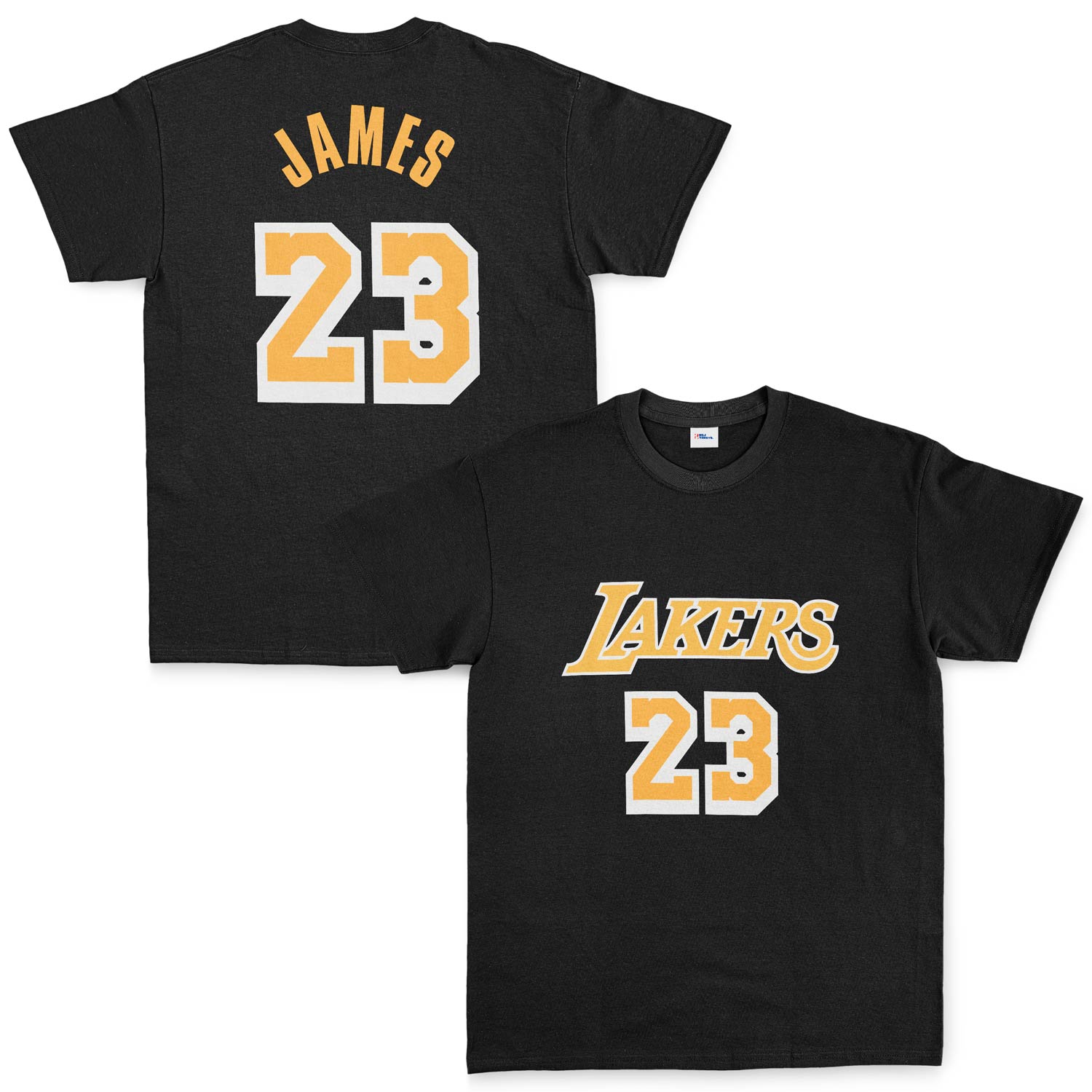 LeBron James 23 Lakers White Tişört L - Siyah