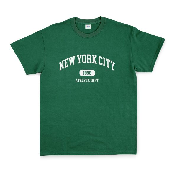 New York City Athletic Dept. Tişört S - Nefti Yeşili