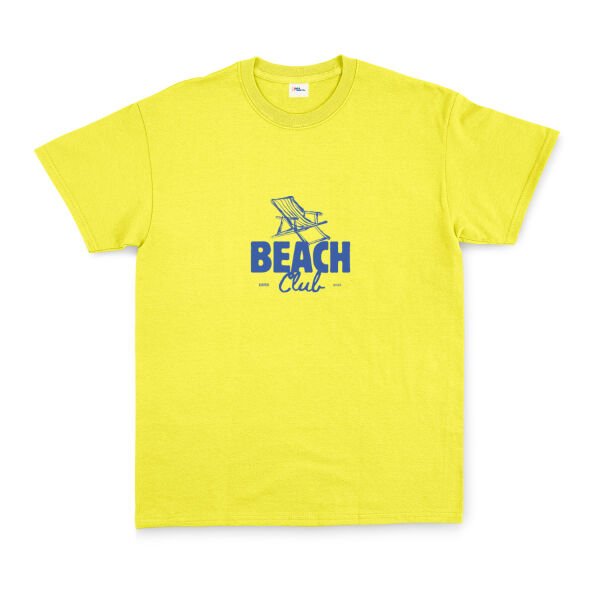 Beach Club Tişört XL - Sarı