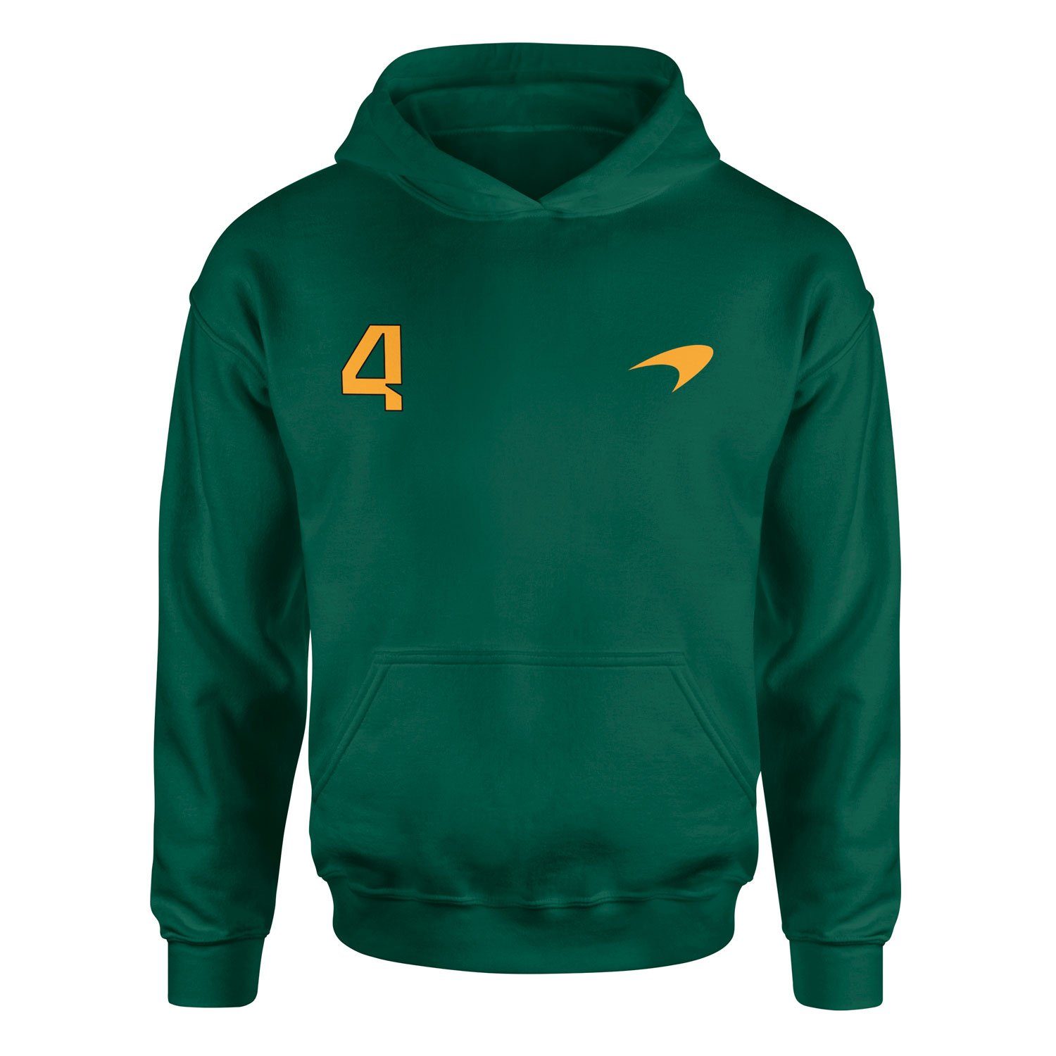 Lando Norris #4 McLaren Racing Hoodie S - Nefti Yeşili