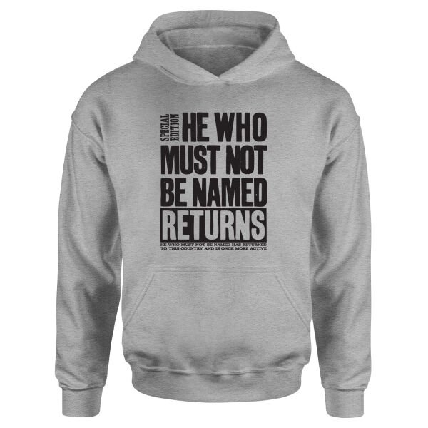 He Returned Hoodie M - Gri
