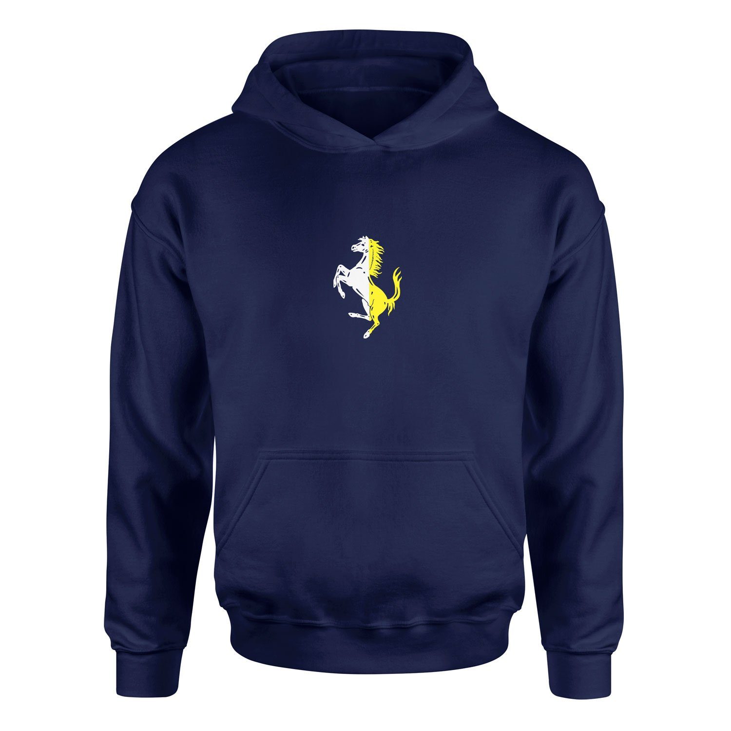 Scuderia Ferrari Bianco & Giallo Hoodie XXL - İndigo Mavisi