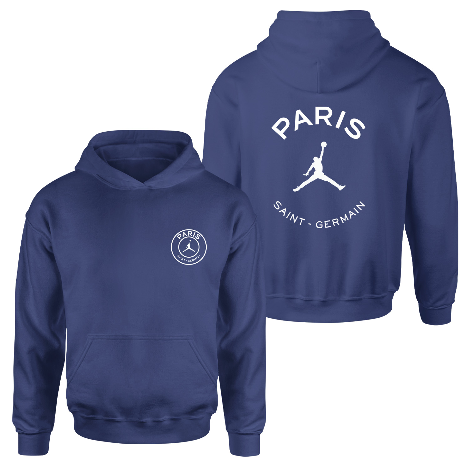 Air Jordan X Paris Saint Germain Hoodie S - İndigo Mavisi