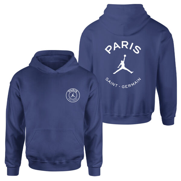 Air Jordan X Paris Saint Germain Hoodie S - İndigo Mavisi