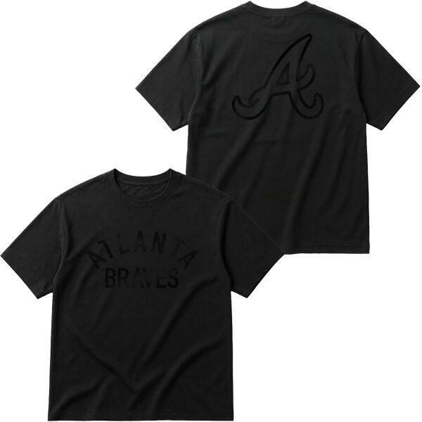 Atlanta Braves Muted Oversize Tişört L - Siyah