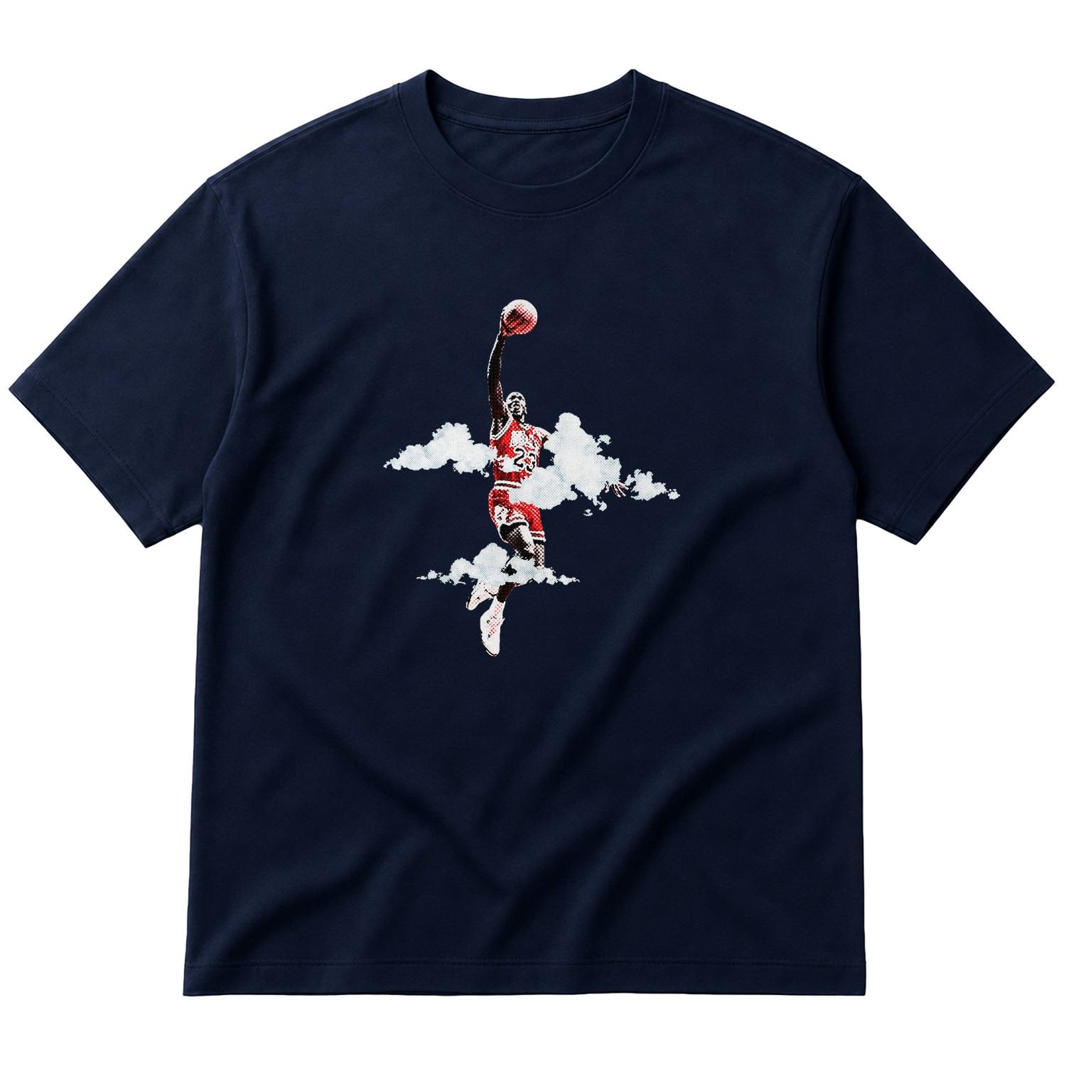 His Airness Oversize Tişört XL - İndigo Mavisi