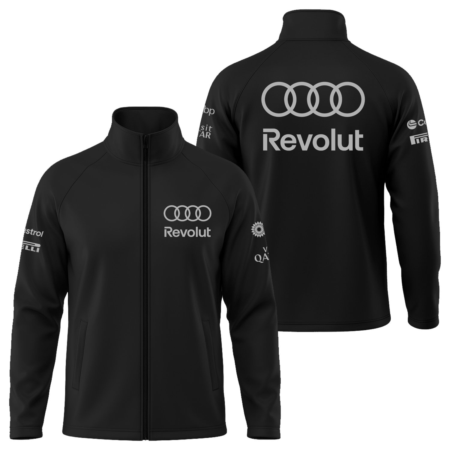 Audi Revolut Racing Soft Shell Ceket L - Siyah