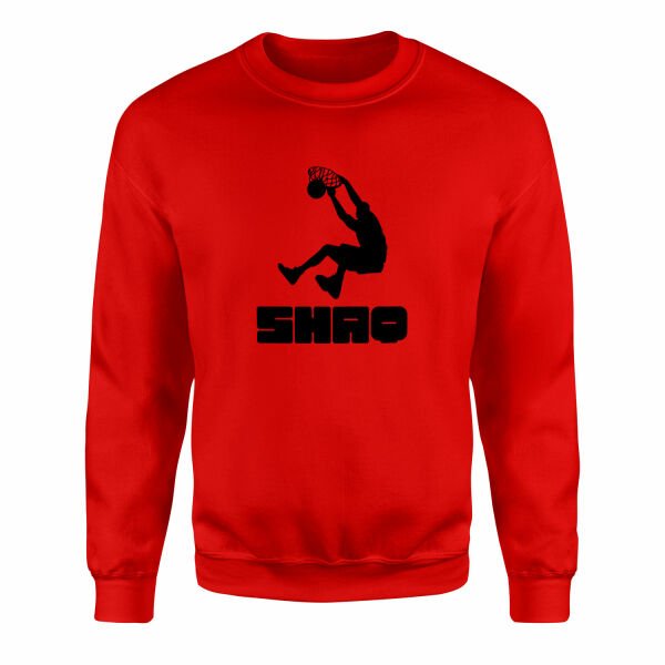 SHAQ DUNK Sweatshirt M - Kırmızı