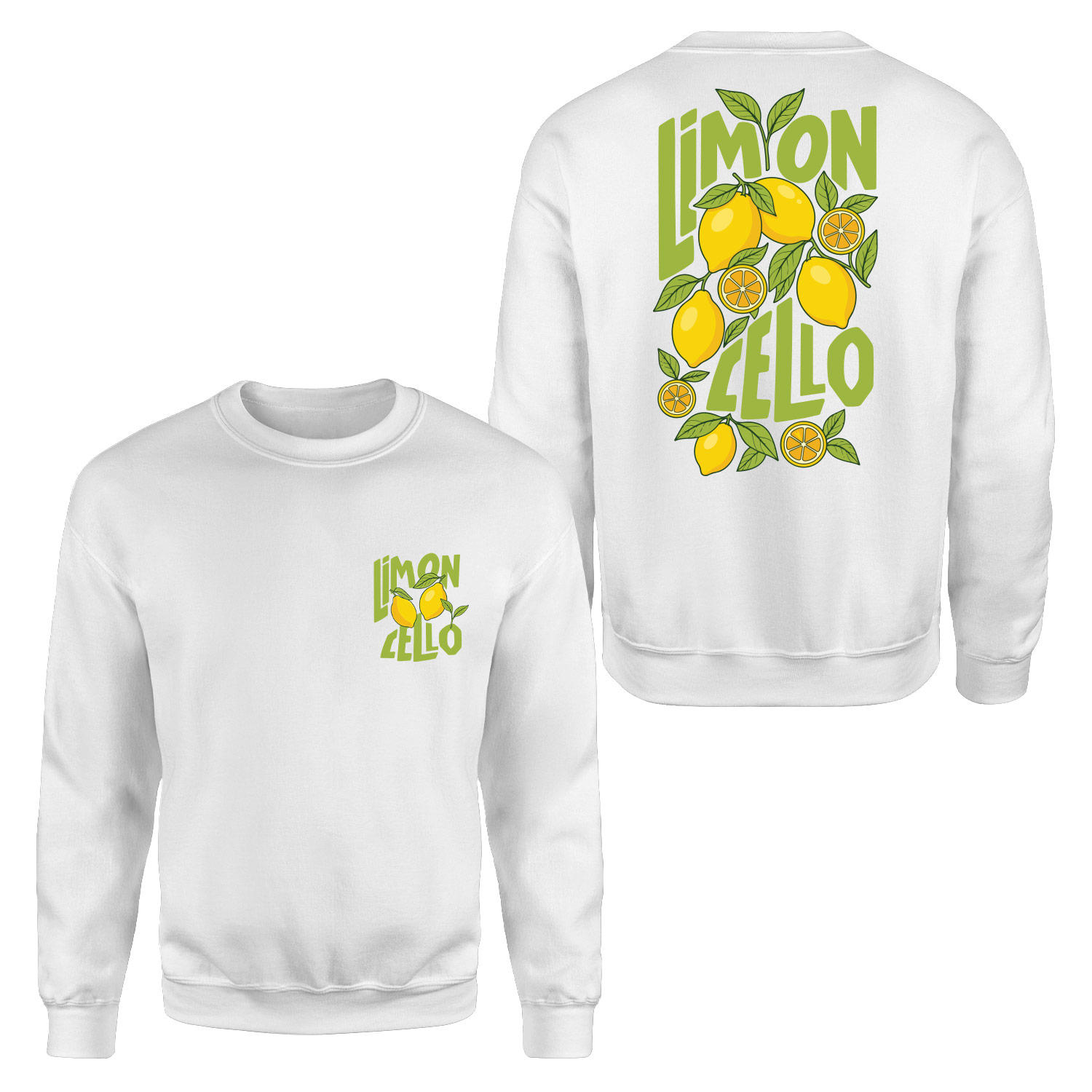 Limoncello Sweatshirt XXL - Beyaz