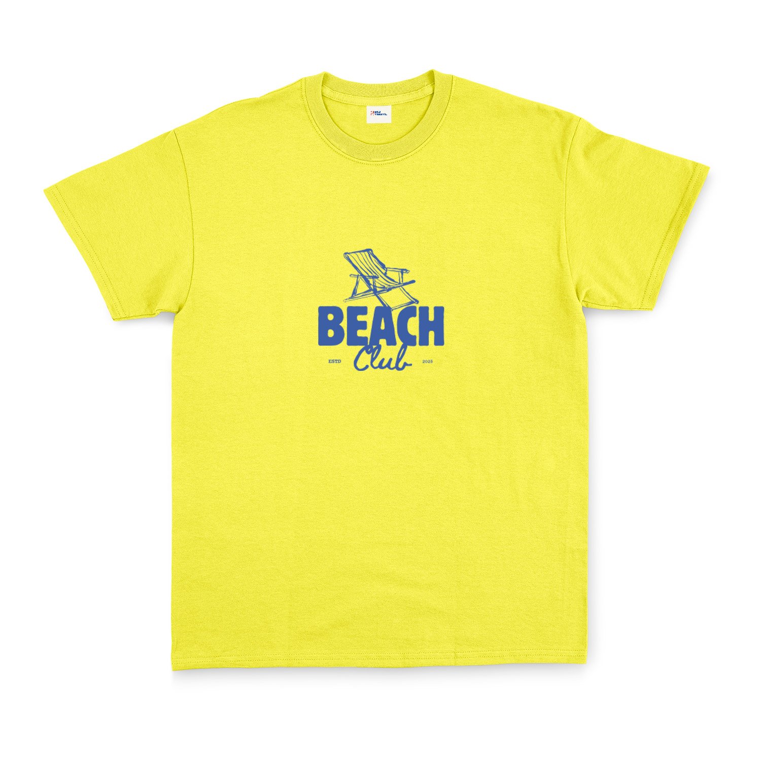 Beach Club Tişört XXL - Sarı