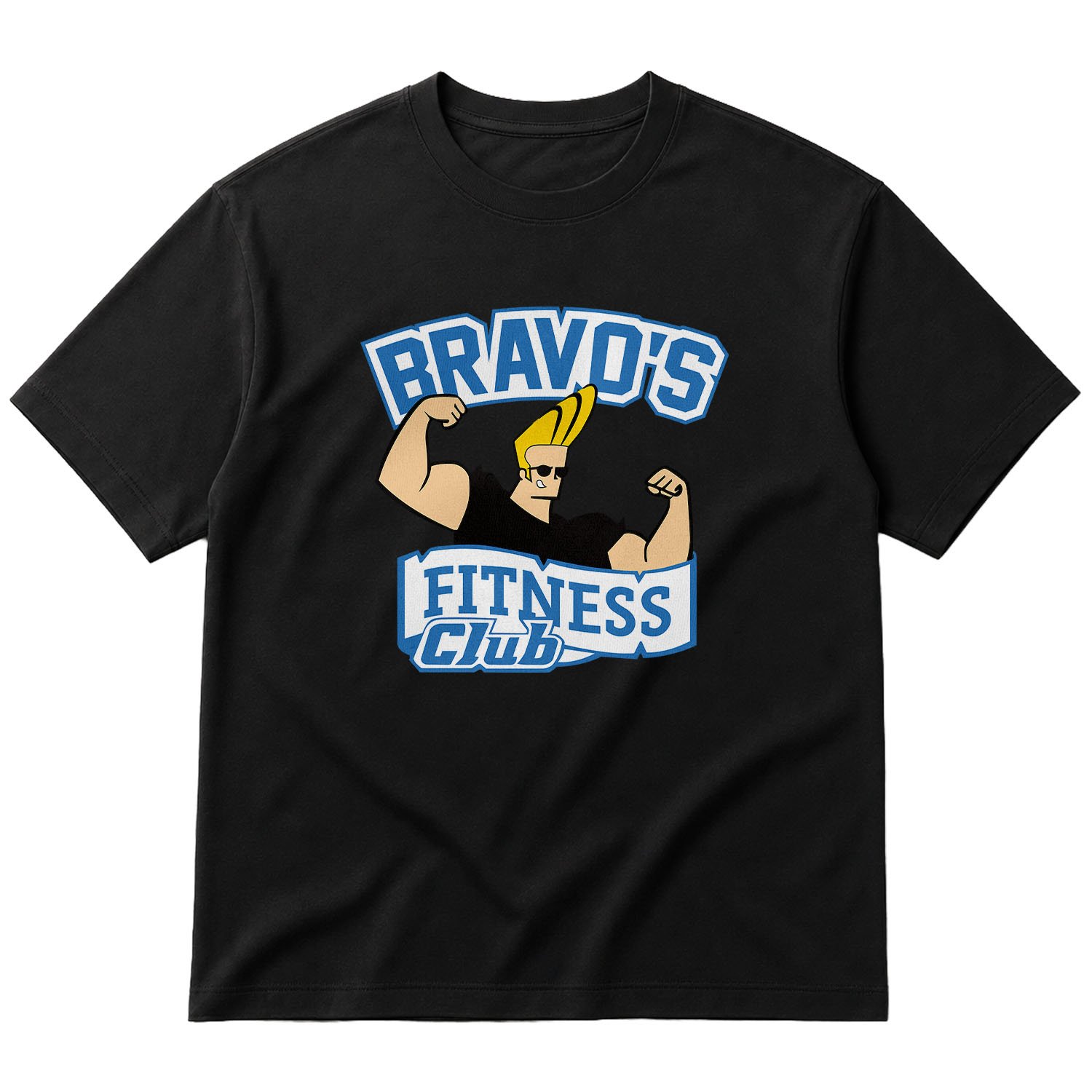 Bravo’s Fitness Club Oversize Tişört S - Siyah