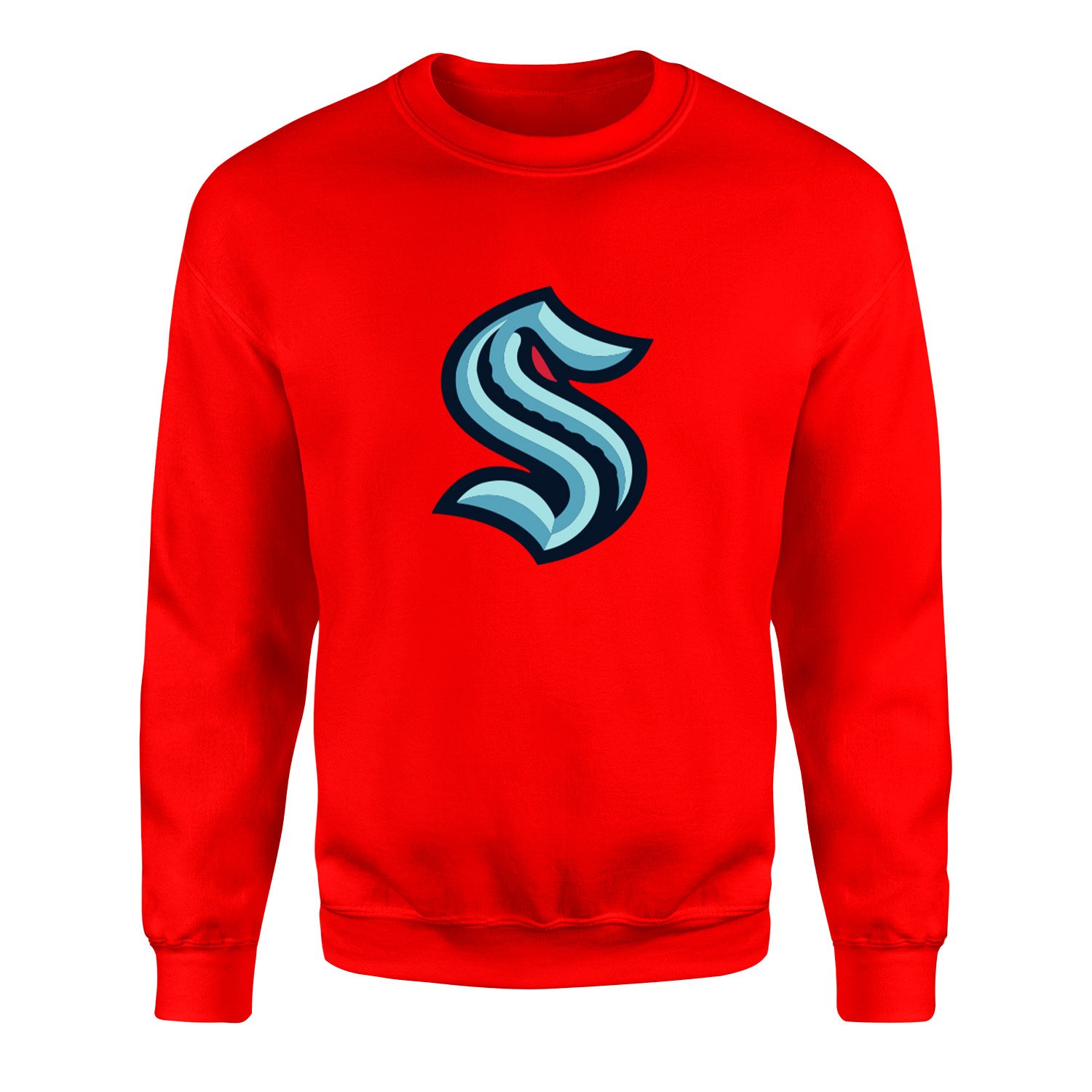 Seattle Kraken Shield Sweatshirt L - Kırmızı