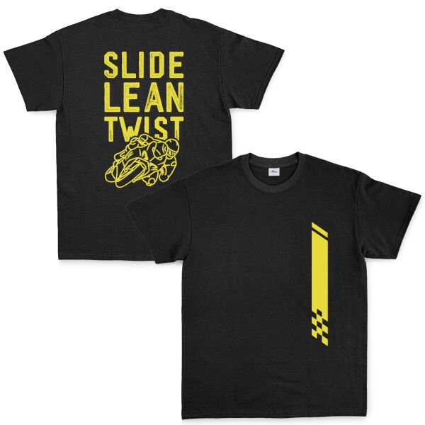 Slide, Lean, Twist YW Tişört S - Siyah