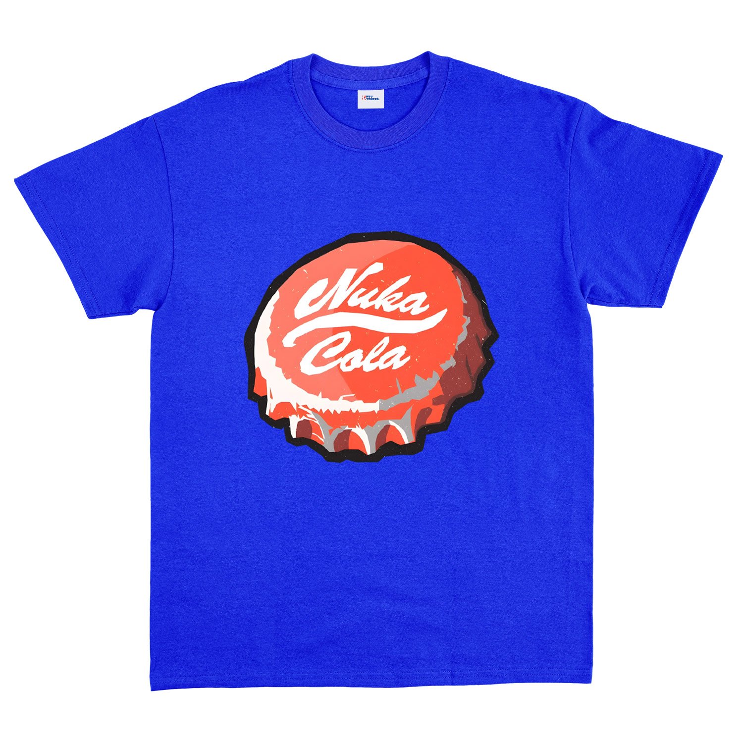 Nuka Cola Caps Tişört L - Mavi