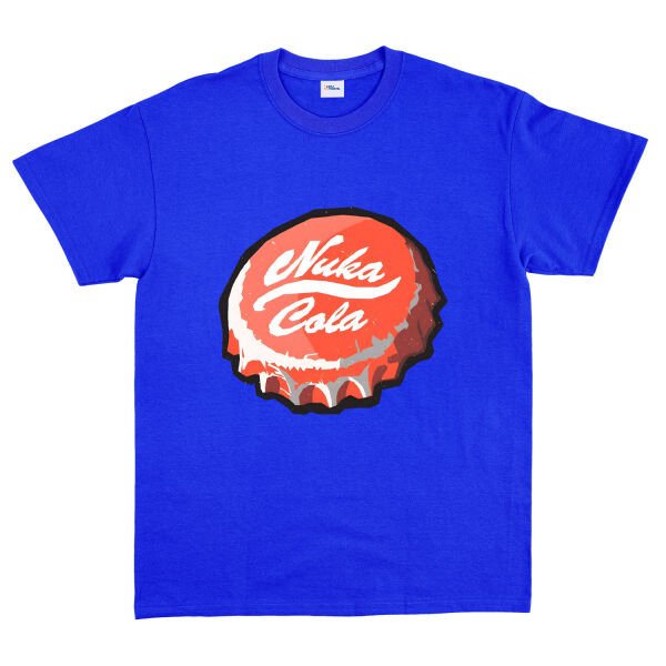 Nuka Cola Caps Tişört L - Mavi