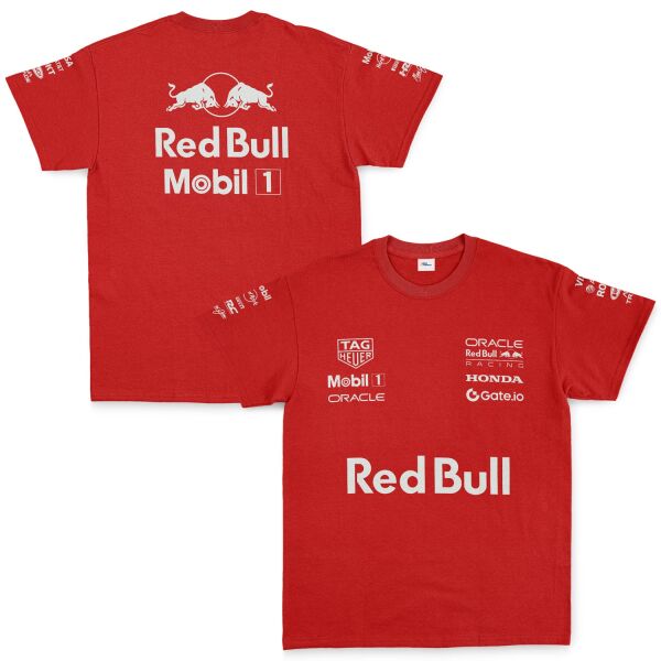 Oracle Red Bull Racing 25 SLVR Tişört L - Kırmızı