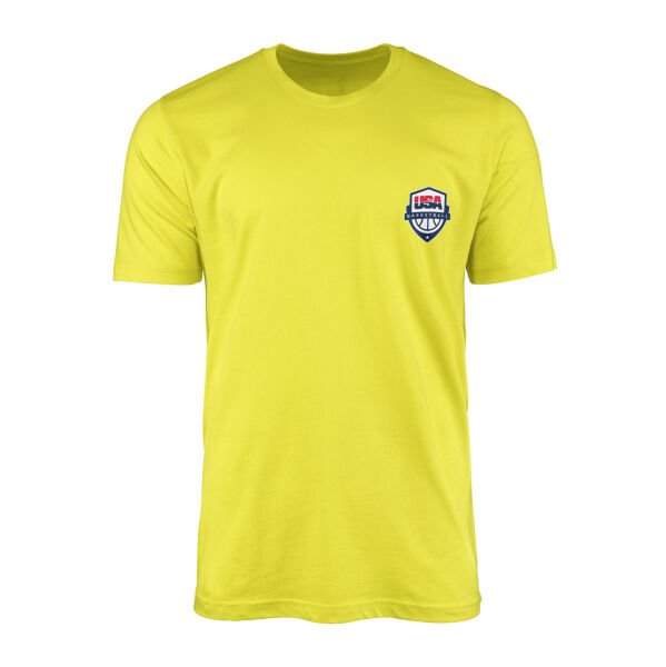 USA Basketball Tişört M - Sarı