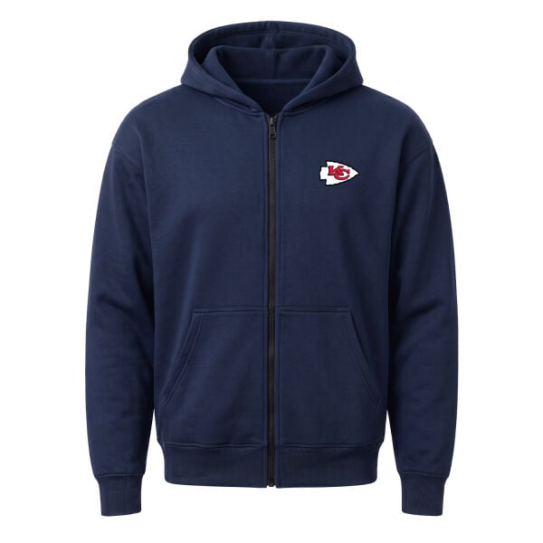 Kansas City Chiefs Fermuarlı Kapüşonlu Sweatshirt