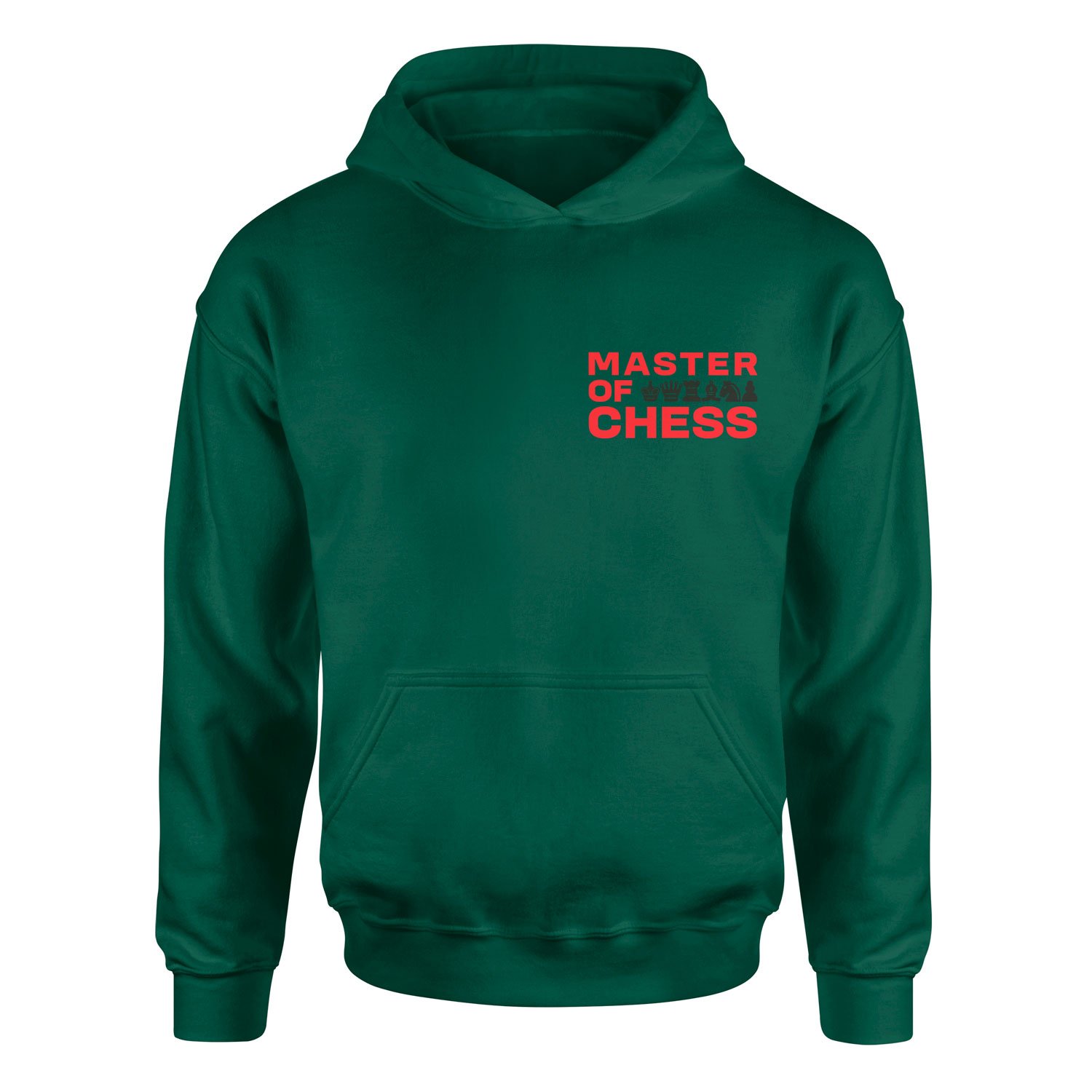 Master of Chess Hoodie XXL - Nefti Yeşili