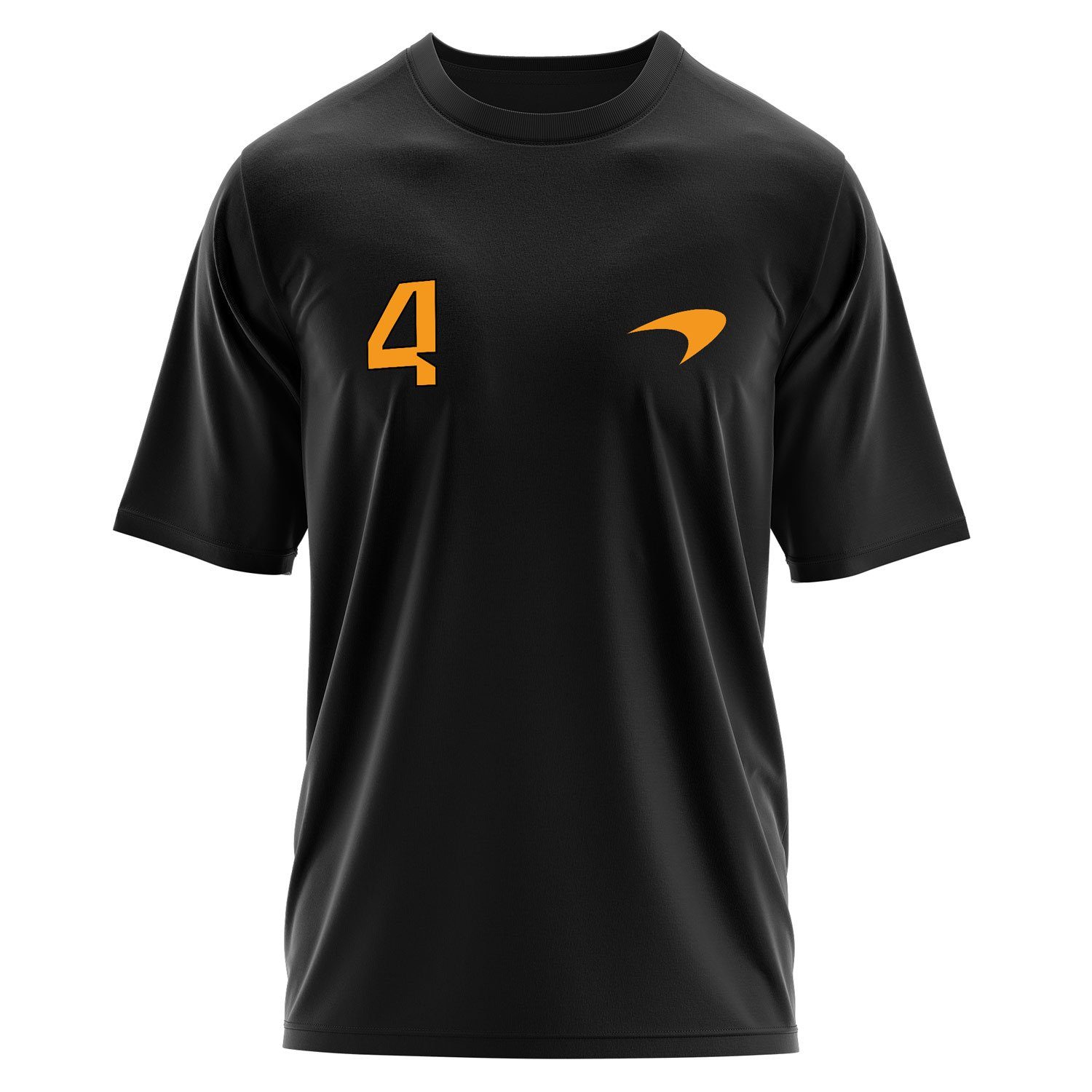 Lando Norris #4 McLaren Racing Oversize Tişört XL - Siyah