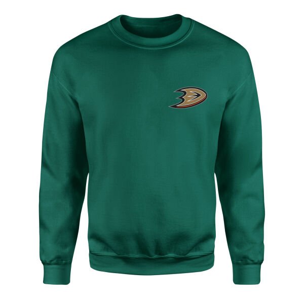 Anaheim Ducks Sweatshirt M - Nefti Yeşili