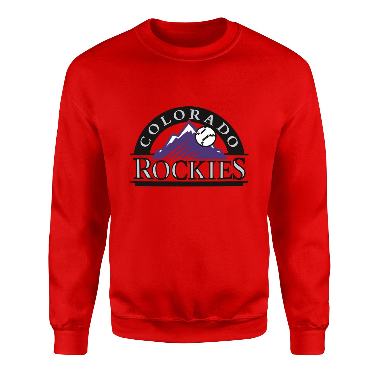 Colorado Rockies WL Sweatshirt M - Kırmızı