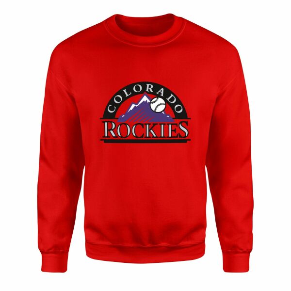 Colorado Rockies WL Sweatshirt M - Kırmızı