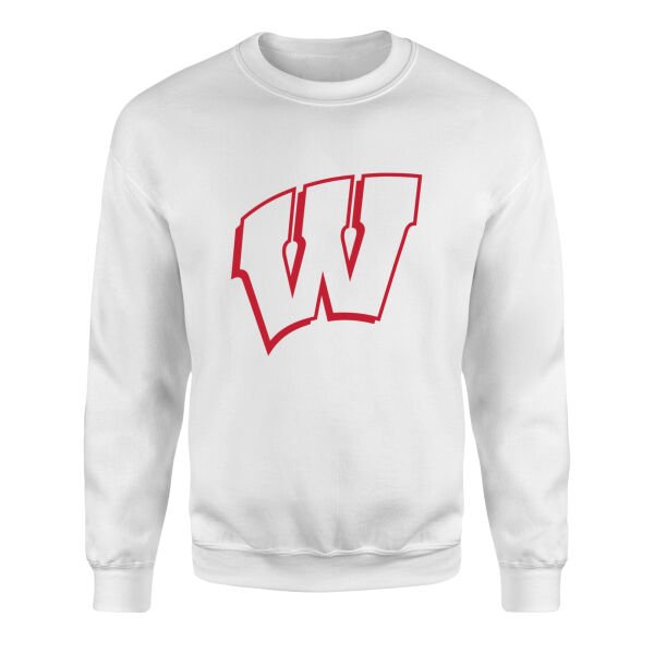 Wisconsin Badgers Sweatshirt S - Beyaz