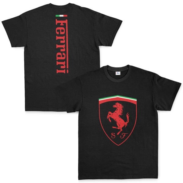 Scuderia Ferrari SE 24 Siyah Tişört
