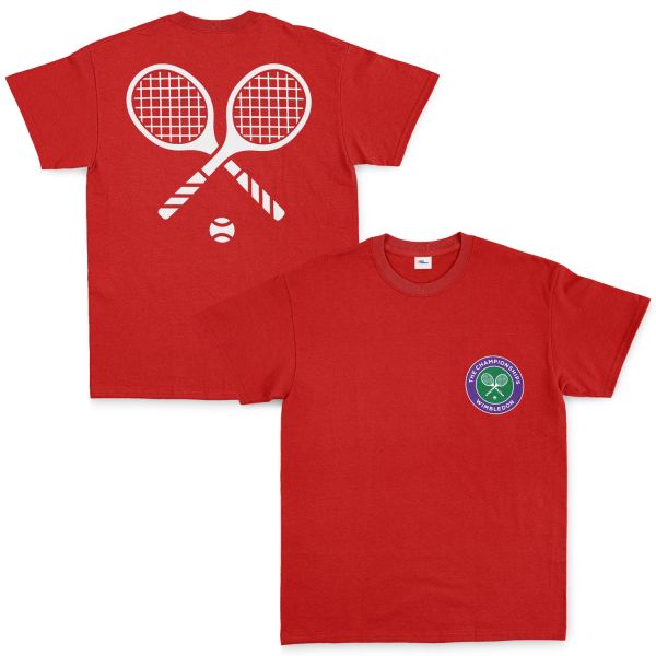 Wimbledon Tişört L - Kırmızı