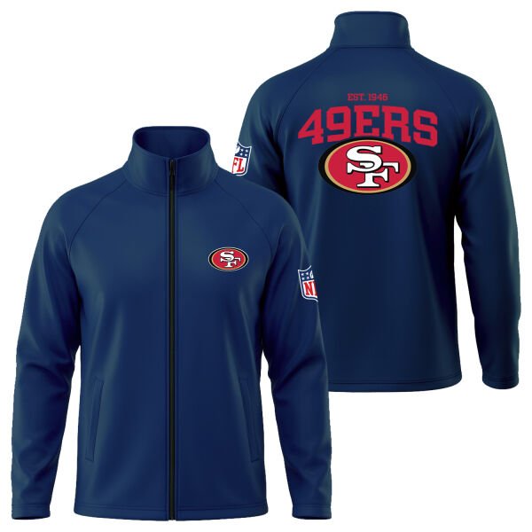 San Francisco 49ERS SE Soft Shell Ceket L - İndigo Mavisi