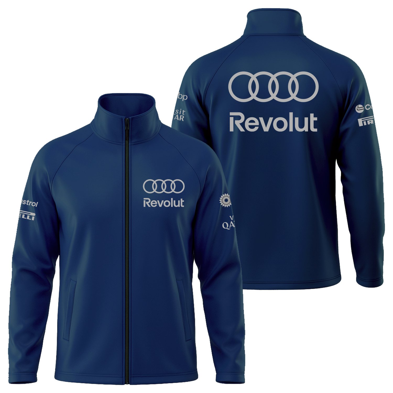 Audi Revolut Racing Soft Shell Ceket S - İndigo Mavisi