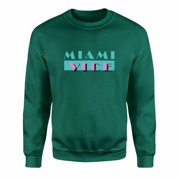 Miami Vice Sweatshirt XL - Nefti Yeşili
