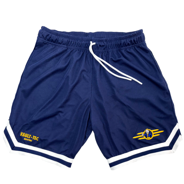 Prepare For The Future, Vault-Tec Industries Lacivert Spor Şortu