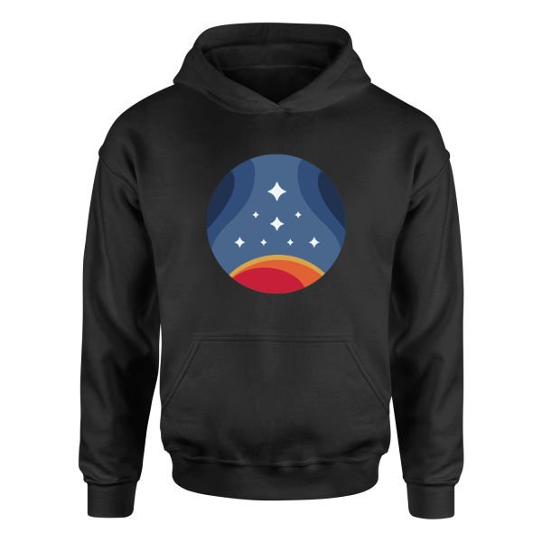 Starfield Constellation Hoodie L - Siyah