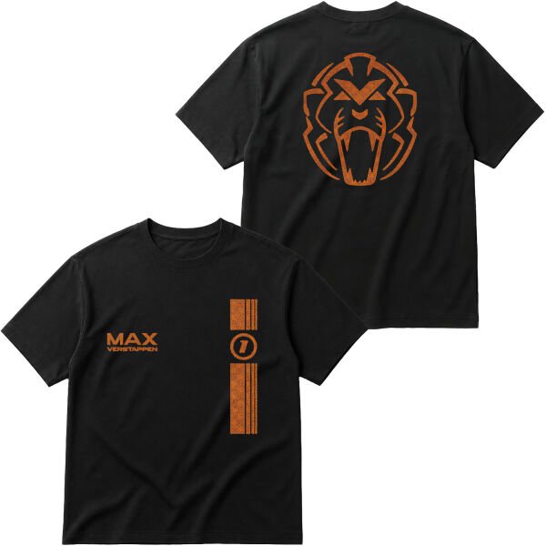 Max Verstappen Stamp Edition Oversize Tişört S - Siyah