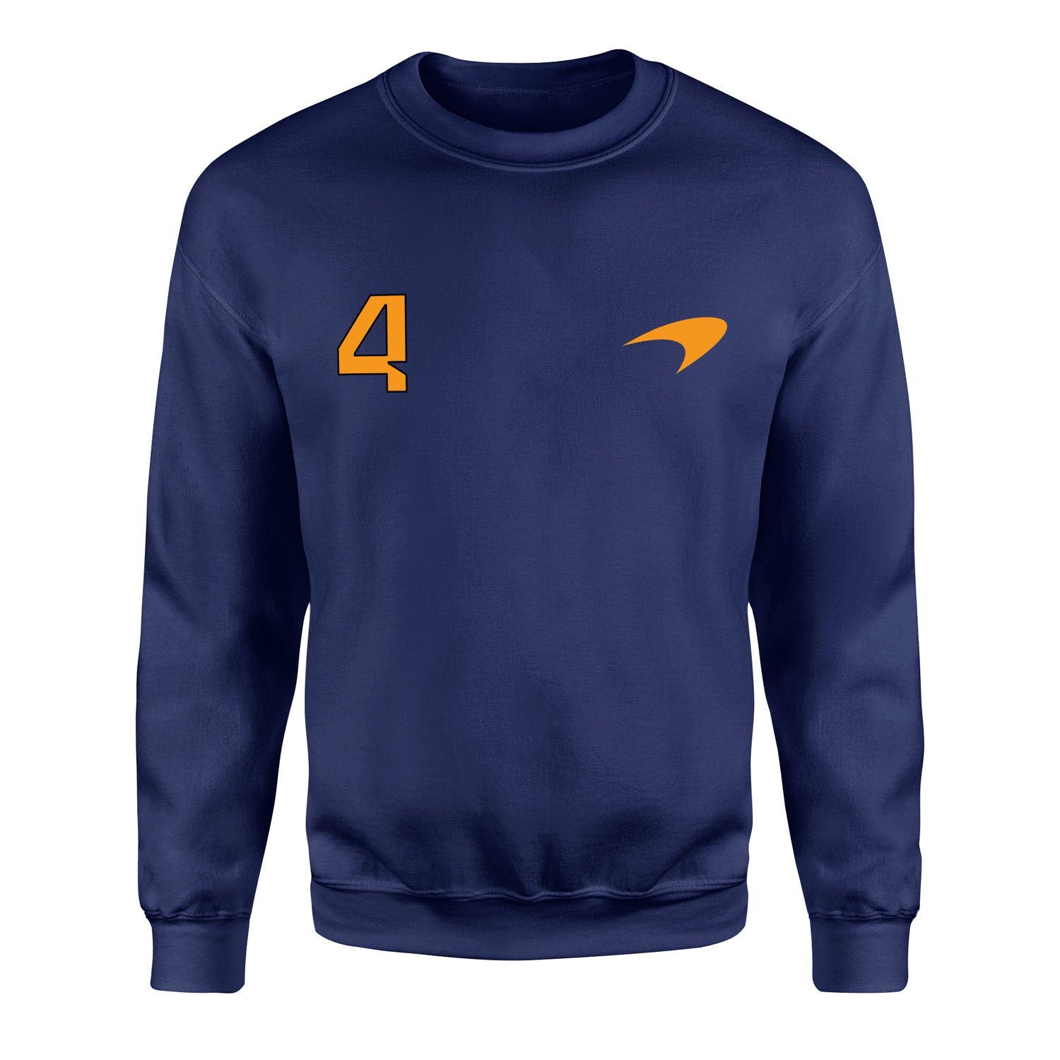 Lando Norris #4 McLaren Racing Sweatshirt L - İndigo Mavisi