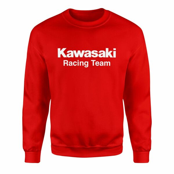 Kawasaki Racing Team Sweatshirt M - Kırmızı