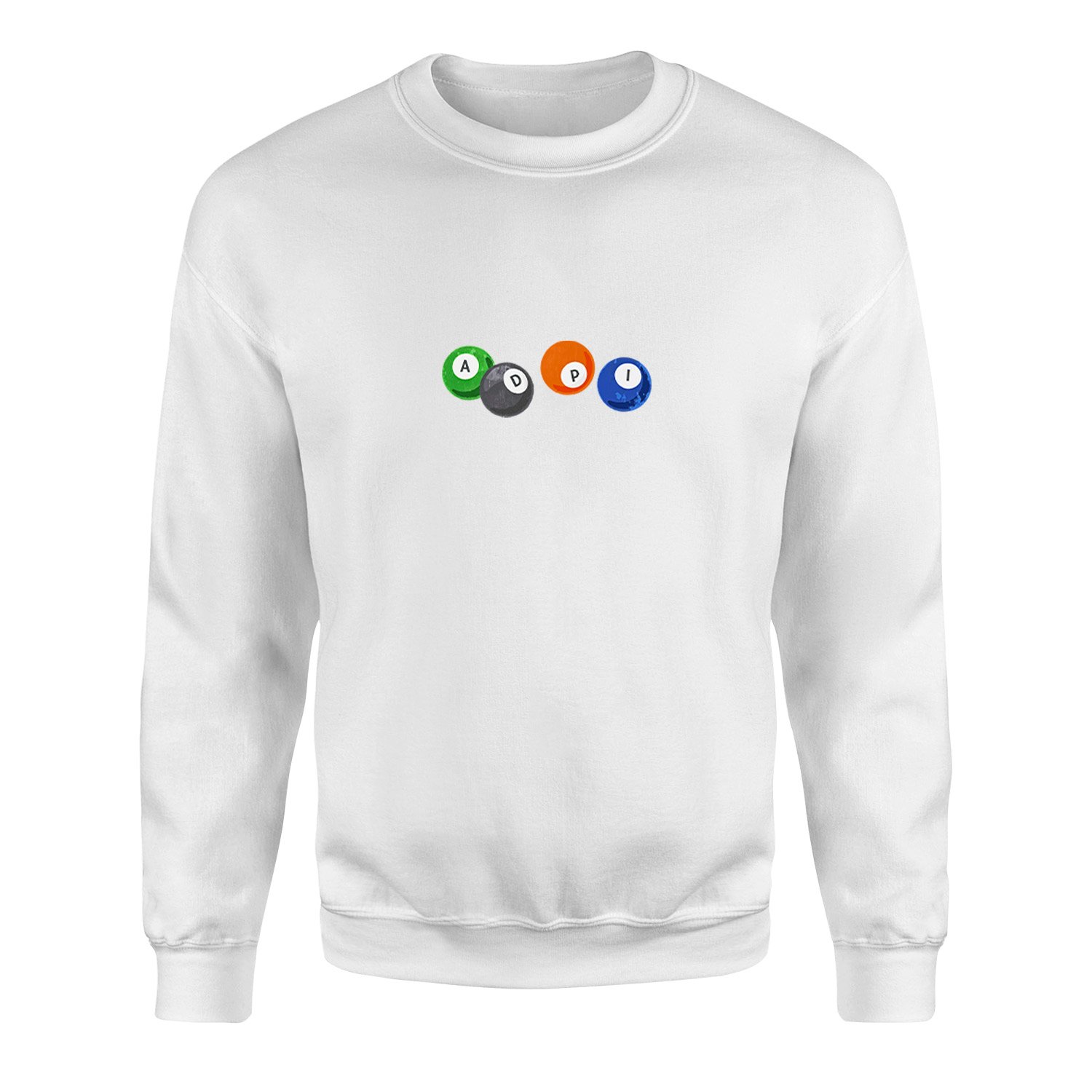 Billard Sweatshirt M - Beyaz