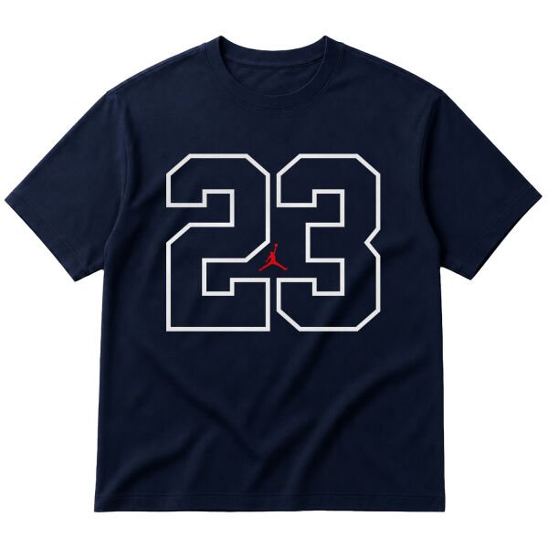 Air Jordan 23 Extract Oversize Tişört S - İndigo Mavisi