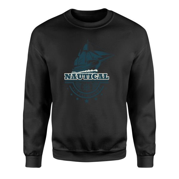 Sail for Freedom Sweatshirt M - Siyah
